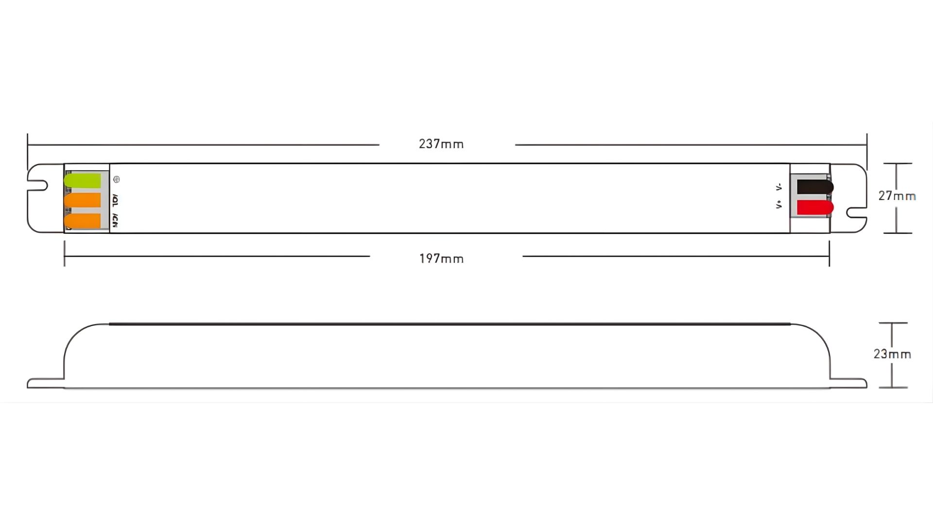 Univerzální ultratenký LED zdroj SLIM - řada "H", 24V | 150W | 6,25A | IP20, 5 let záruka
